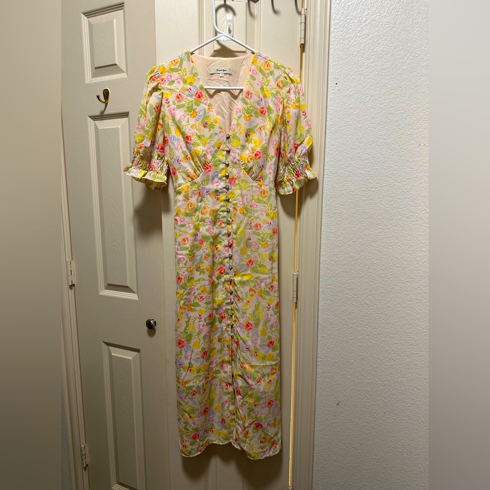 Simple retro midi dress, size 2